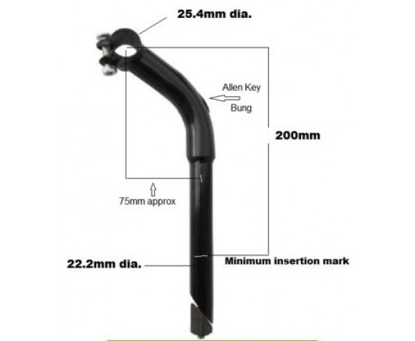 high rise bicycle stem