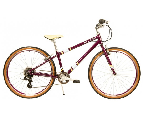 raleigh purple ladies bike