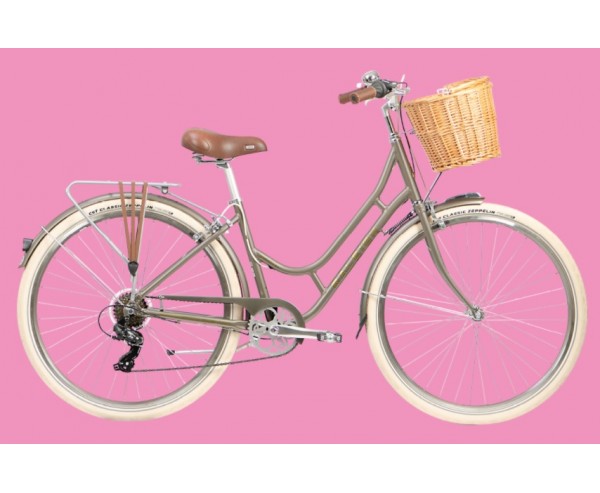 Raleigh Willow Classic Vintage Ladies Bike With Basket 3 Bronze